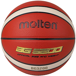 Мяч баск. MOLTEN B7G3200 р.7, 12 пан, синт.кожа (ПУ),бут.кам,нейл.корд,кор-беж-зол