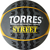 Мяч баск. TORRES Street, B02417, р.7, 7 панел.резина, нейлон.корд, бут. кам., серо-желто-бел